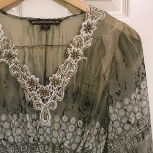 3 for $50 Sienna Rose sheer top